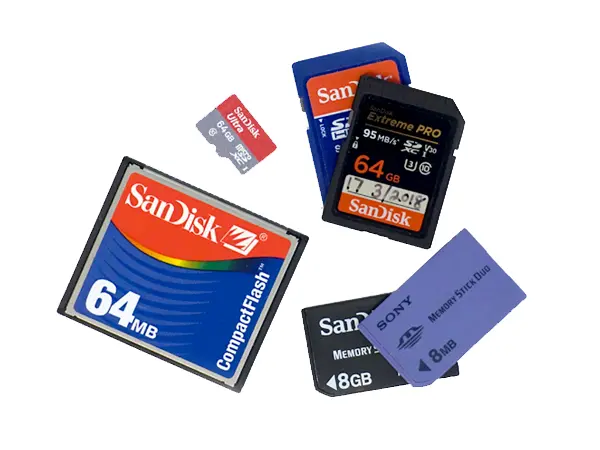 SD XD Compact Flash Media Cards Copy